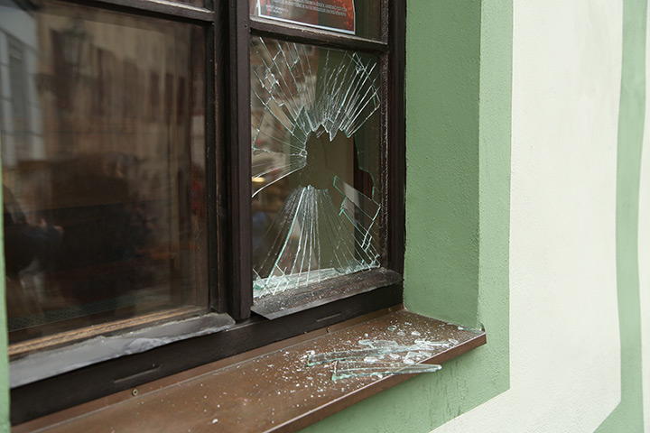 A2B Glass are able to board up broken windows while they are being repaired in Willesden.